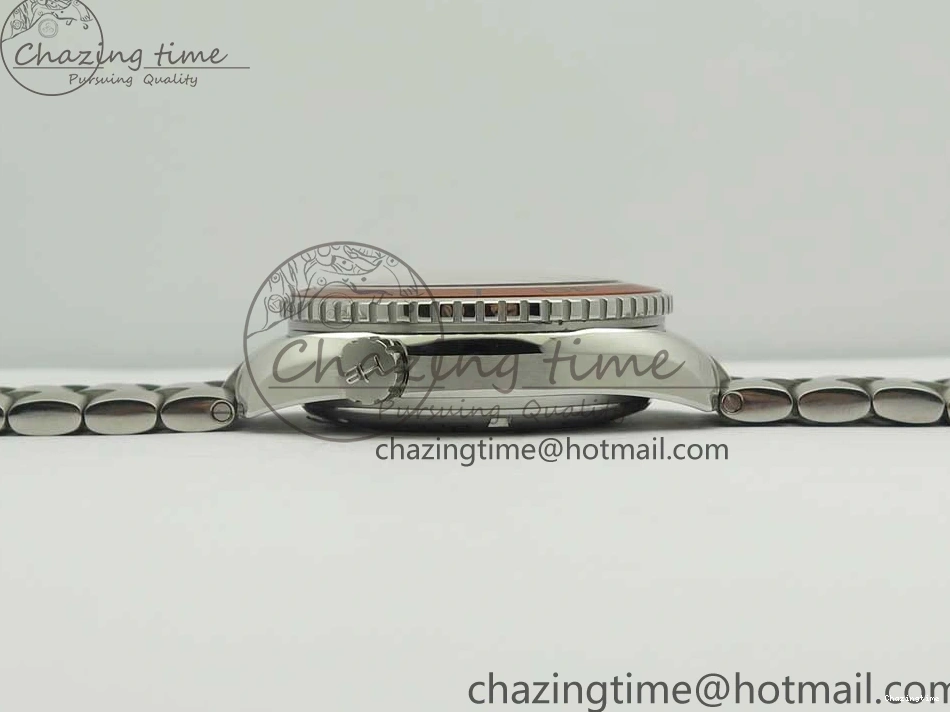 0128 Tailored Planet Ocean Professional Orange Bezel 45.5mm 1:1 VSF Best Edition on SS Bracelet A8500 Super Clone (2 Straps) 7950